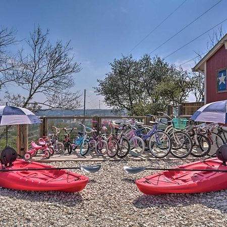 Kerrville Converted Barn Tiny Home With Kayaks! Ngoại thất bức ảnh